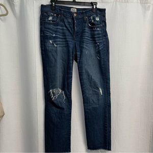 J Crew Women’s Slim Broken In Boyfriend Blue Jeans 29